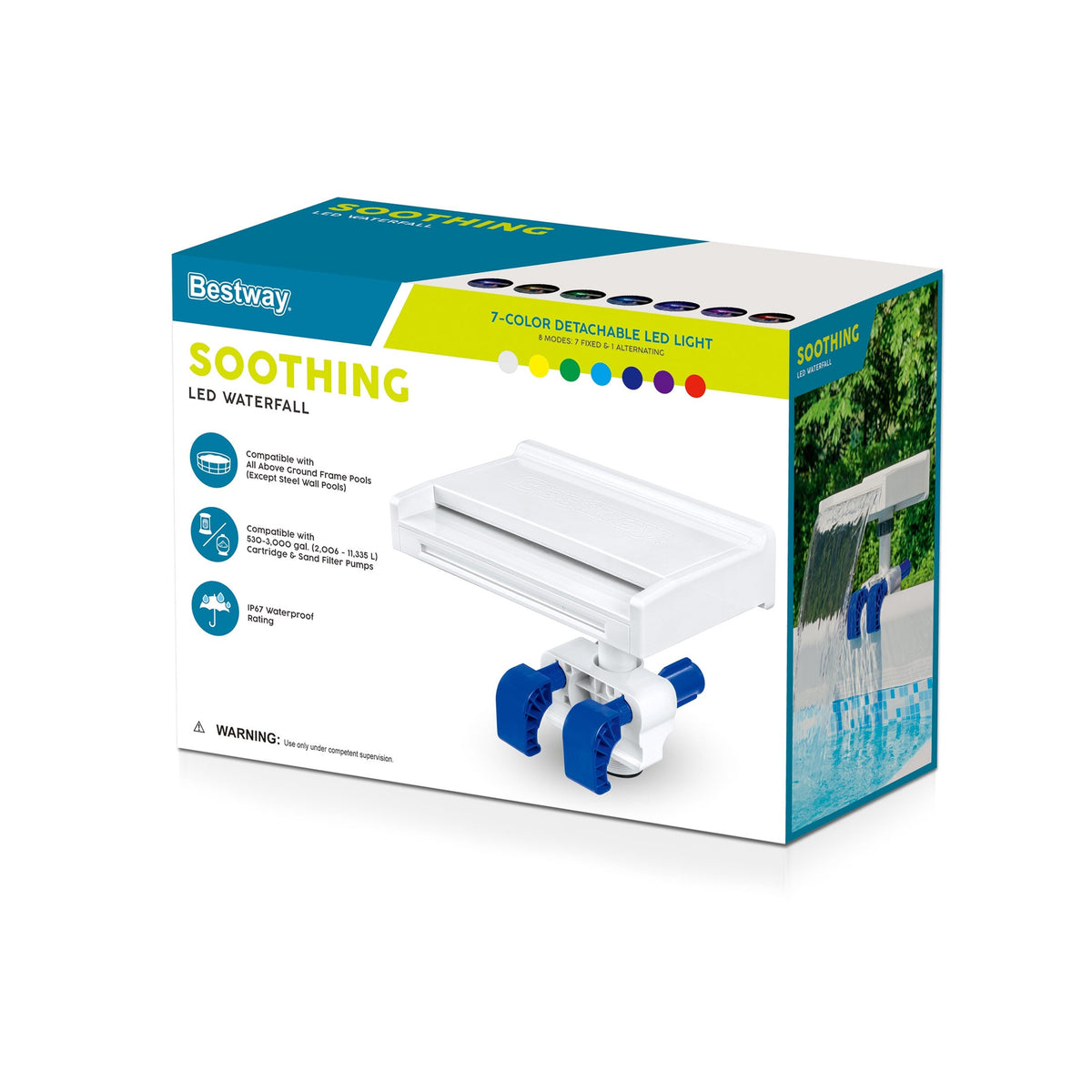 Bestway Soothing LED Pool Waterfall | Bestway Customer Favorite