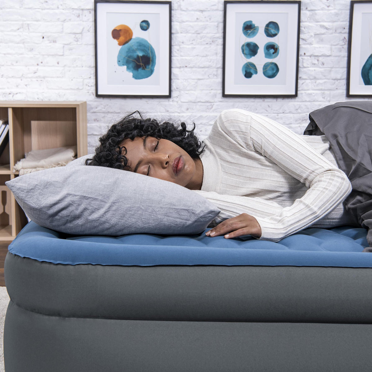 Bestway Tough Guard Air Mattress Queen 18" with Built-in AC Pump | Bestway Everyday