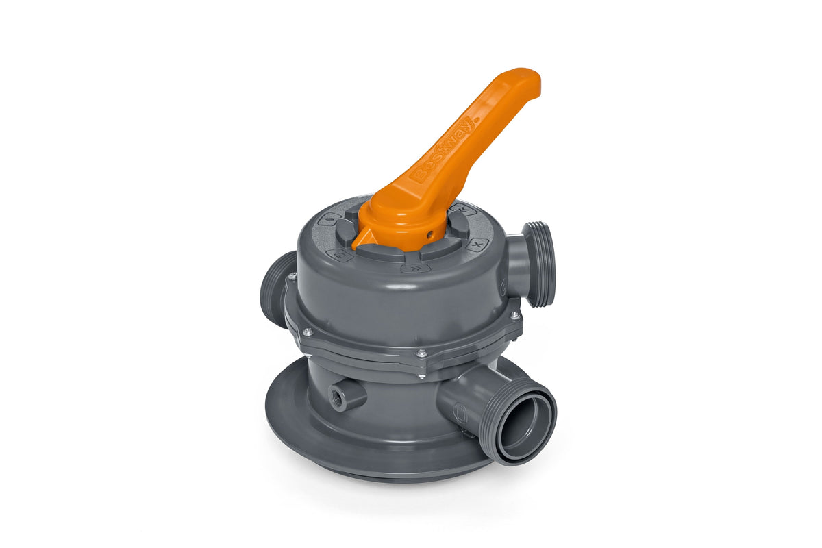 Bestway 2,000 gal. Sand Filter Pump Control Valve Replacement, Gray | Bestway Essential