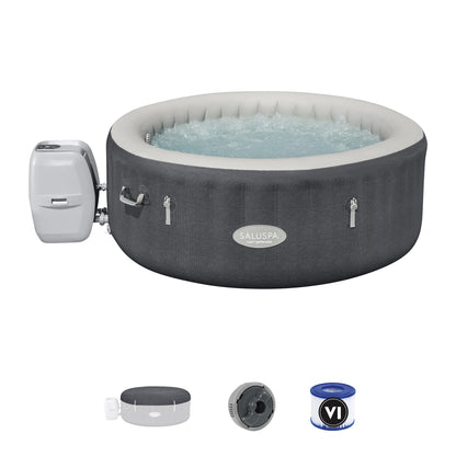 SaluSpa Hot Springs Energy-Efficient AirJet 2-4 Person Inflatable Hot | Bestway Value