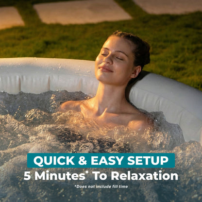 SaluSpa Hot Springs Energy-Efficient AirJet 2-4 Person Inflatable Hot | Bestway Value