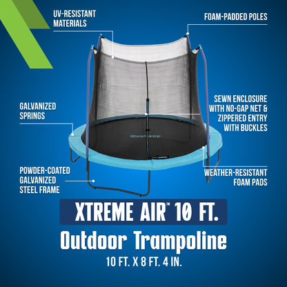 Bestway Xtreme Air 10 ft Outdoor Trampoline for Kids & Adults, No-Gap | Bestway Great Value