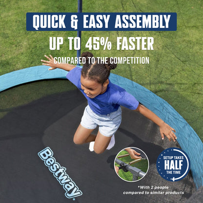 Bestway Xtreme Air 10 ft Outdoor Trampoline for Kids & Adults, No-Gap | Bestway Great Value