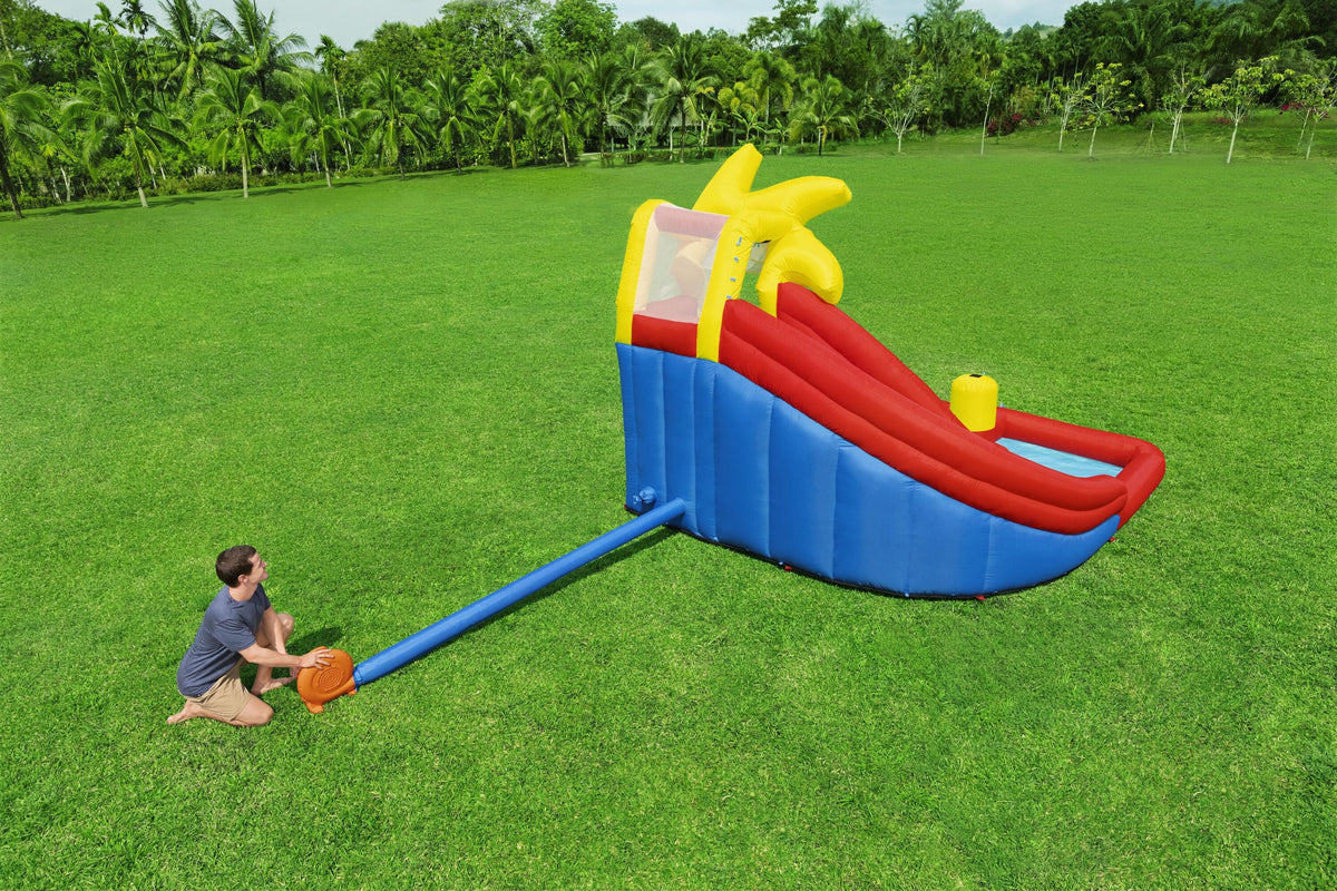 H2OGO! AstroSplash Kids Inflatable Mega Water Park 10'9" | Bestway Signature