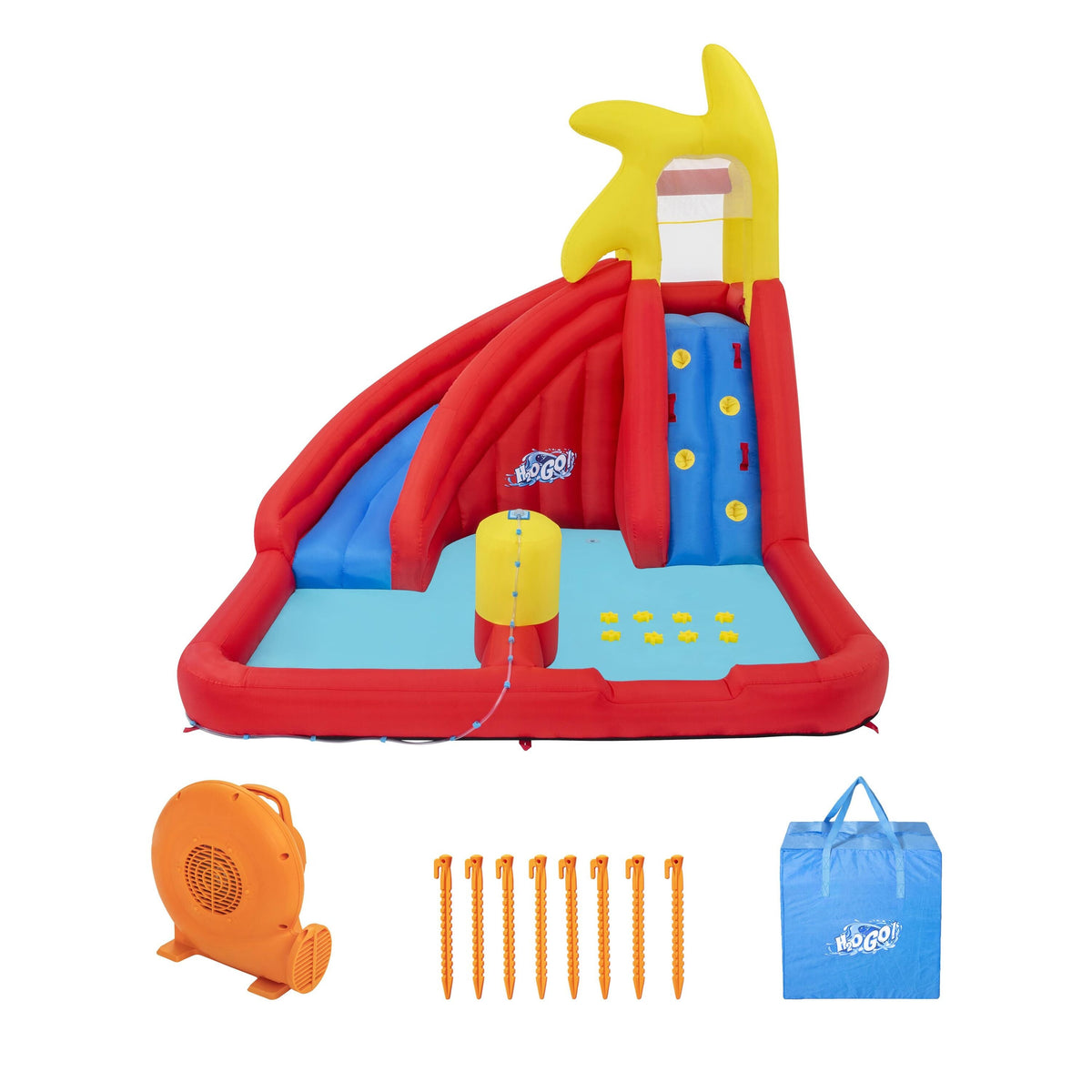 H2OGO! AstroSplash Kids Inflatable Mega Water Park 10'9" | Bestway Signature