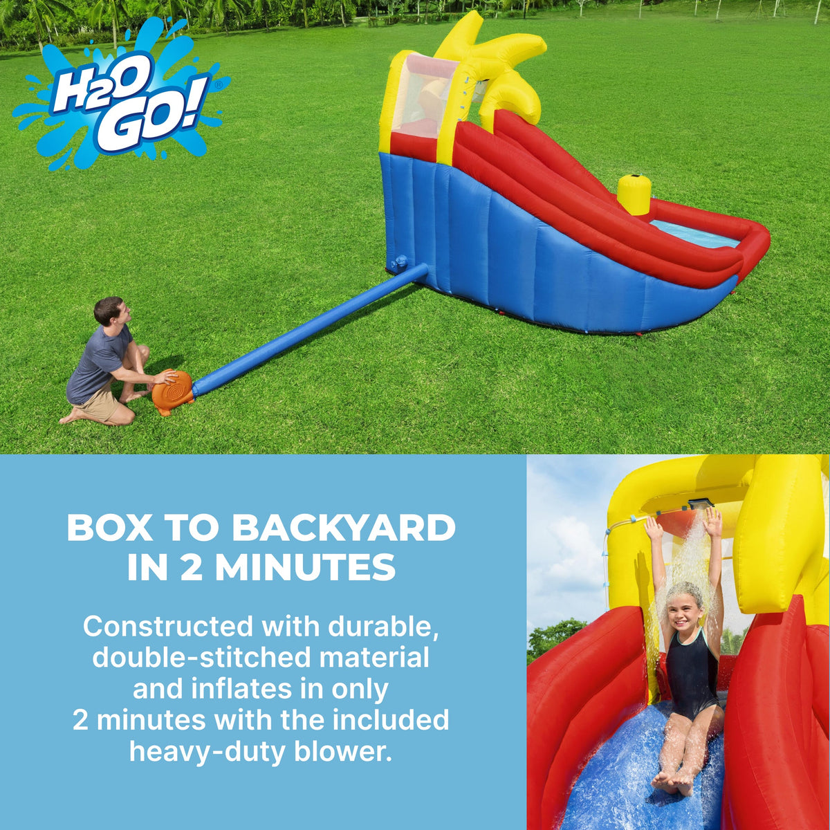 H2OGO! AstroSplash Kids Inflatable Mega Water Park 10'9" | Bestway Signature