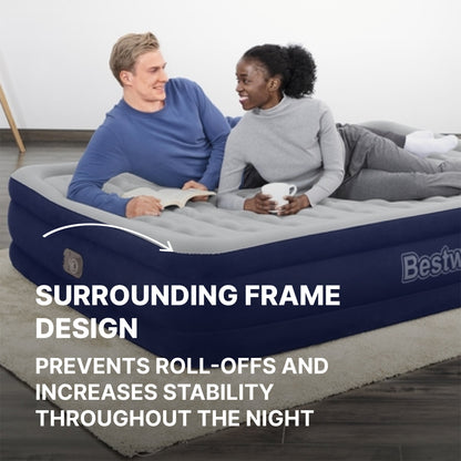 Bestway Tritech Air Mattress Queen 15" with Built-in AC Pump Included | Bestway Featured