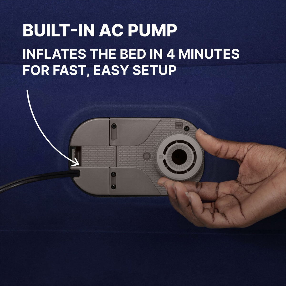 Bestway Tritech Air Mattress Queen 15" with Built-in AC Pump Included | Bestway Featured