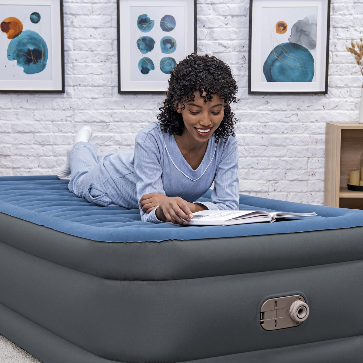 Bestway Tough Guard Air Mattress Twin 18" with Built-in AC Pump | Bestway Signature