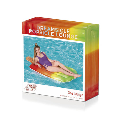 H2OGO! Dreamsicle Popsicle Lounge Pool Float 70" | Bestway Special Offer