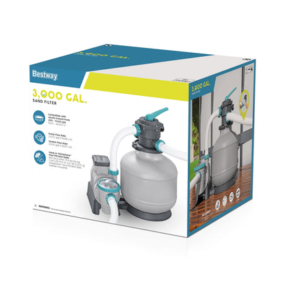 Bestway 3,000 gal. Above Ground Pool Sand Filter Pump | Bestway Smart Buy