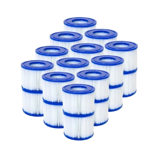 SaluSpa Type VI Filter Cartridge, 2pcs x 12 Set (Total 24pcs) | Bestway Customer Favorite