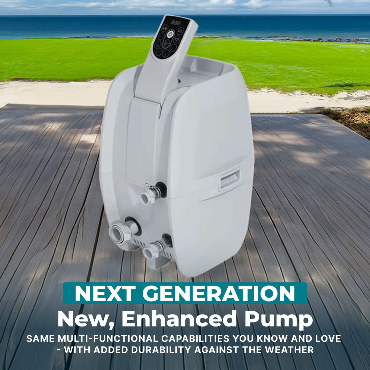 SaluSpa AirJet Smart Hot Tub Heater Pump with App-Control | Bestway Latest