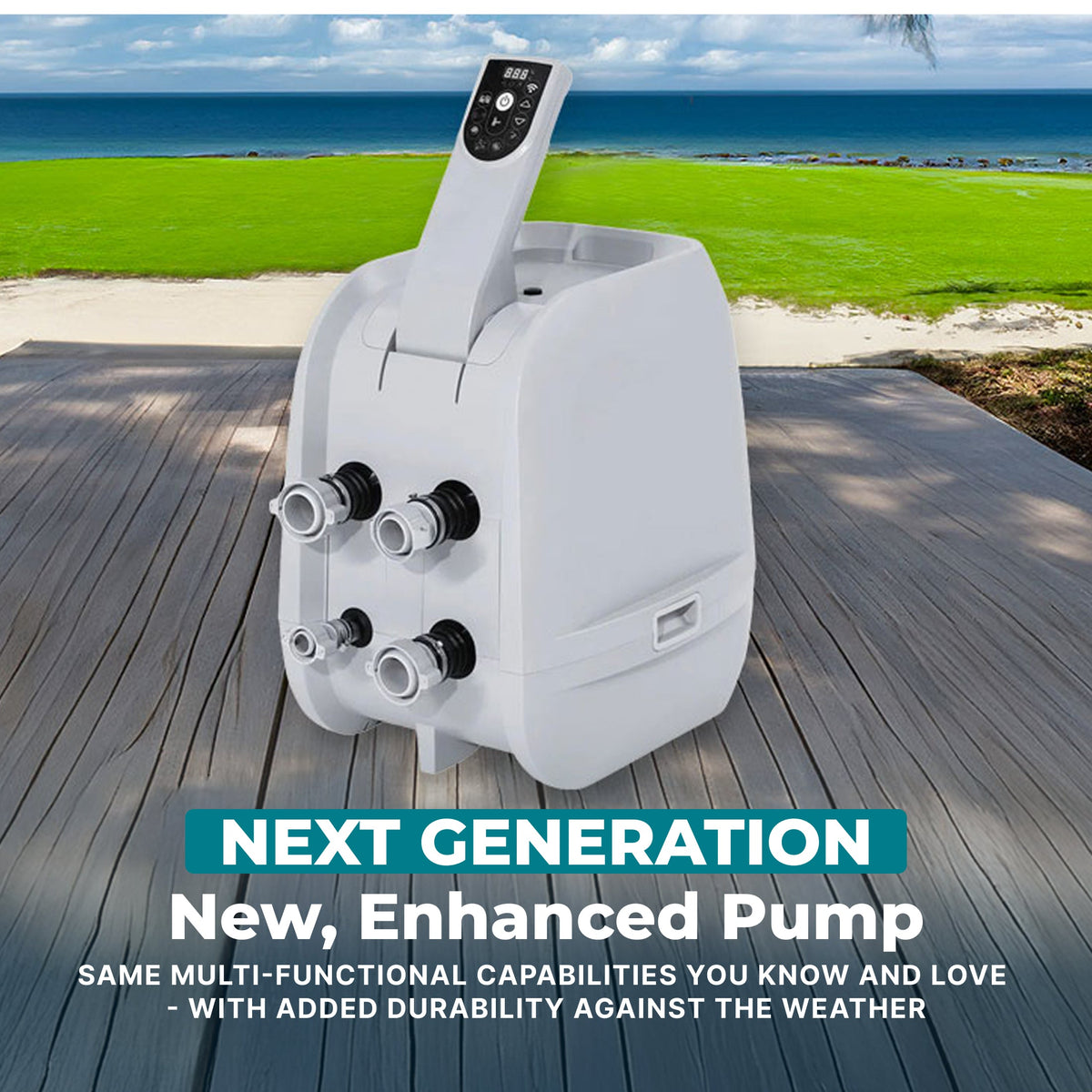 SaluSpa HydroJet Pro Smart Hot Tub Heater Pump with App-Control | Bestway Popular