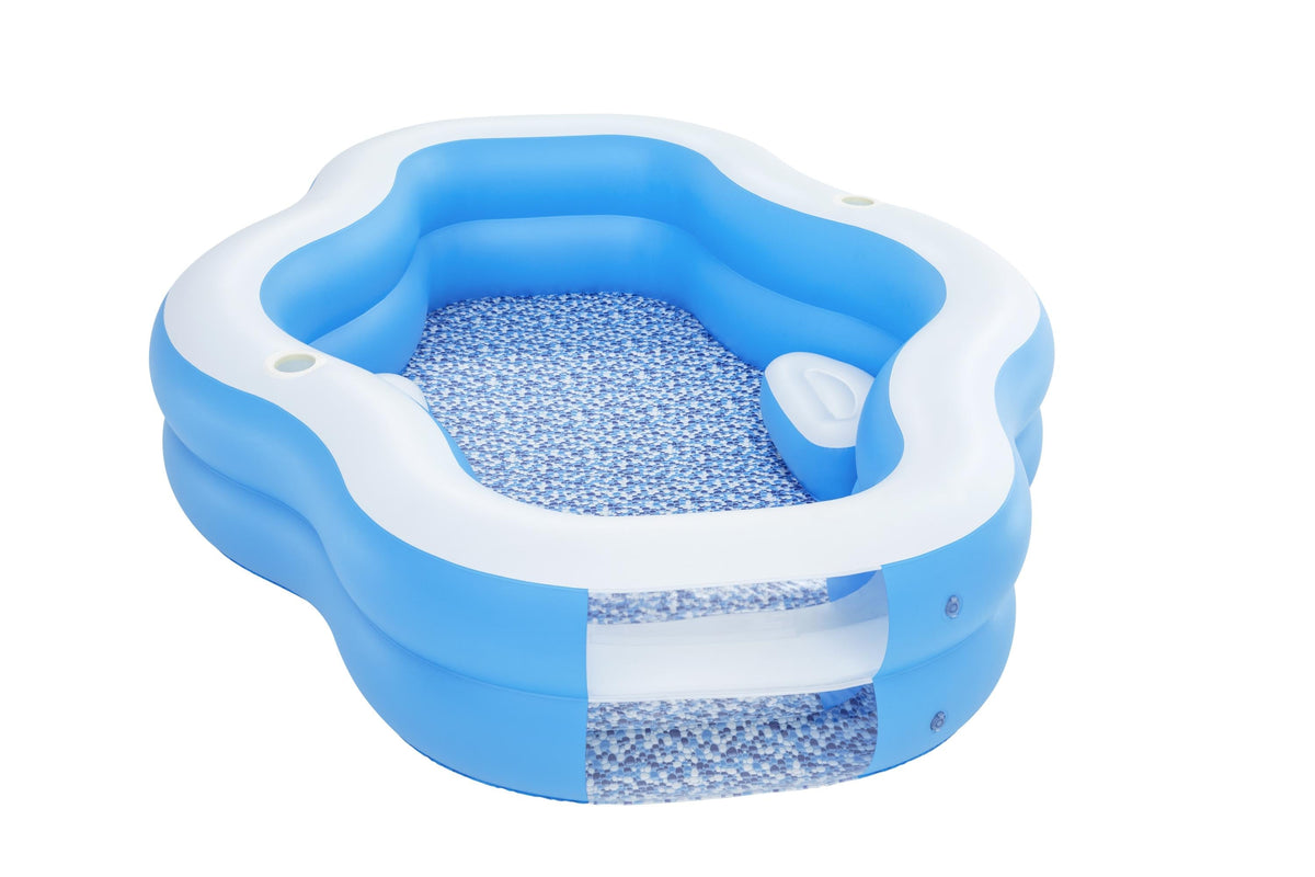 H2OGO! Splashview 8' Inflatable Family Pool With See-Through Window | Bestway Essential