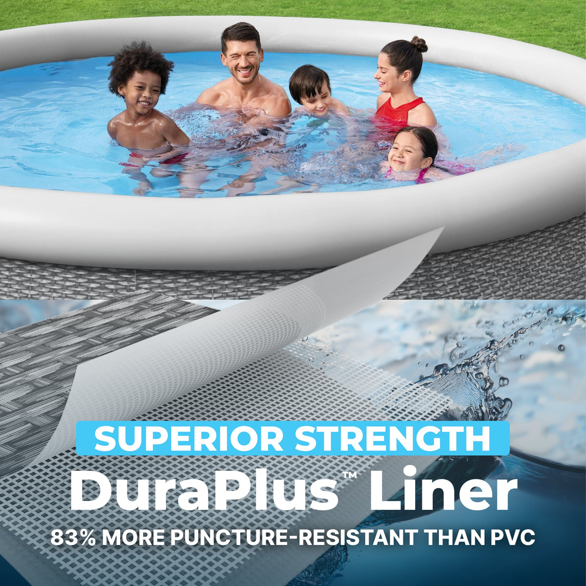Bestway Fast Set 12’ x 30” Inflatable Round Soft Sided Above Ground Po | Bestway Hot Sale