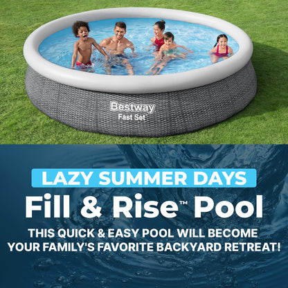 Bestway Fast Set 12’ x 30” Inflatable Round Soft Sided Above Ground Po | Bestway Hot Sale