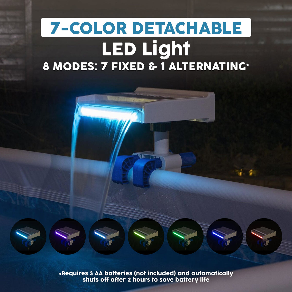 Bestway Soothing LED Pool Waterfall | Bestway Customer Favorite