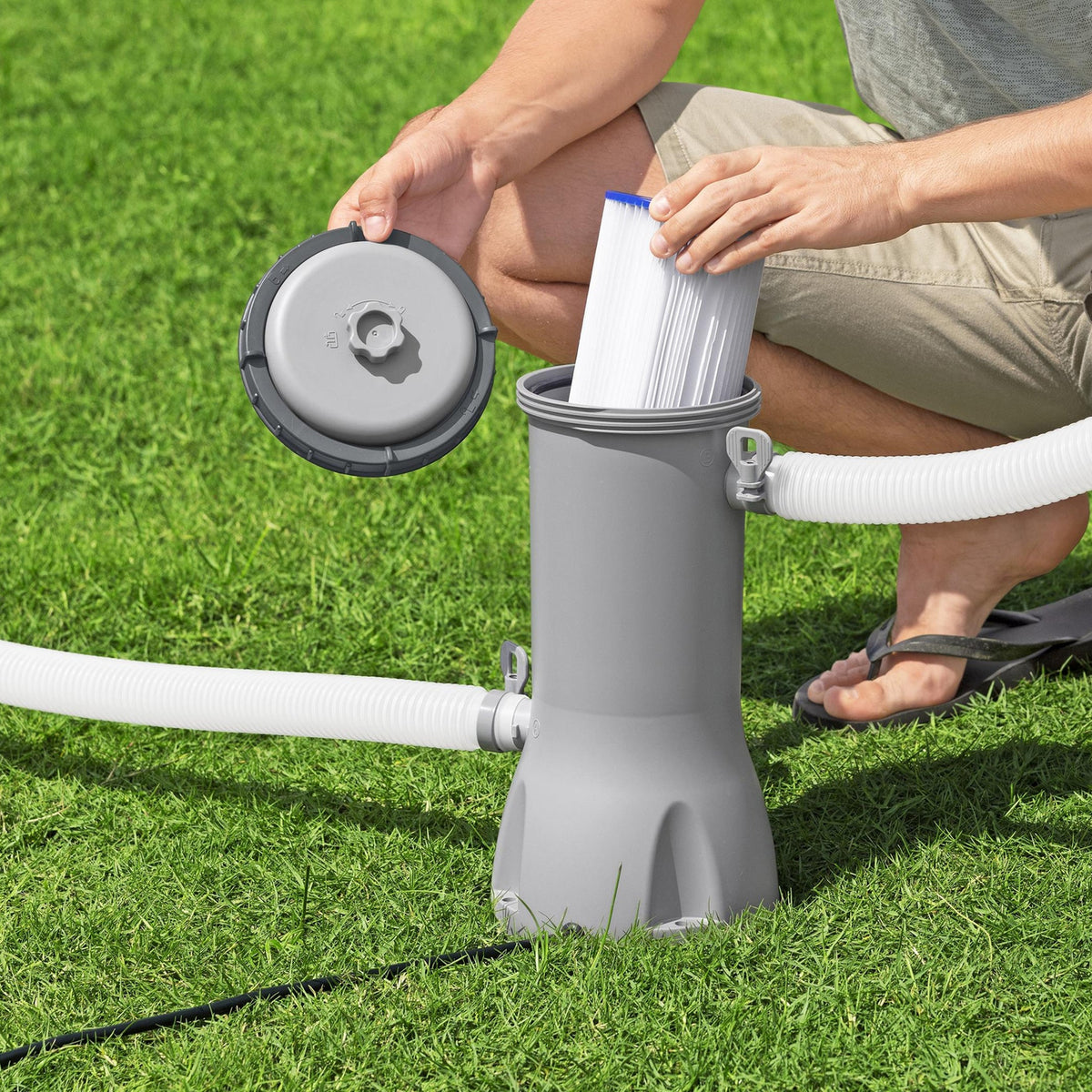 Bestway 1,000 gal. Above Ground Pool Filter Pump | Bestway Everyday