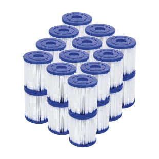 Flowclear Type I Filter Cartridge, 2pcs x 12 Set (Total 24pcs) | Bestway Recommended