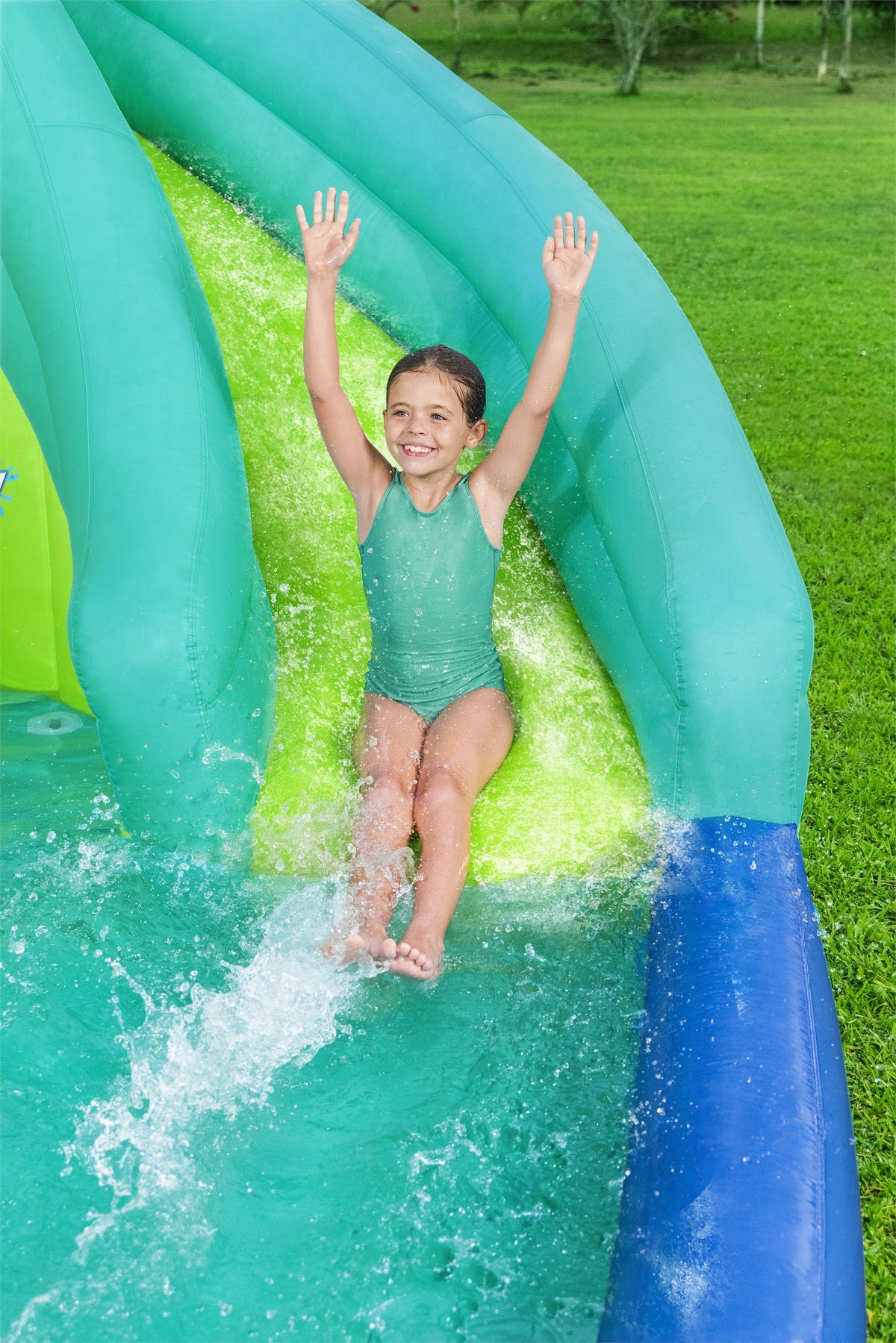H2OGO! HydroHangout Kids Inflatable Water Park 8'5" | Bestway Discount