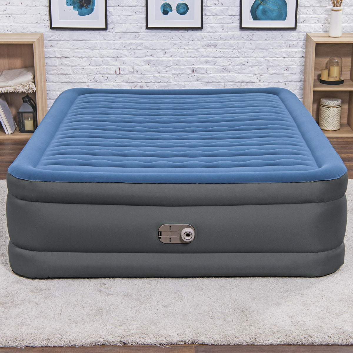 Bestway Tough Guard Air Mattress Queen 18" with Built-in AC Pump | Bestway Everyday