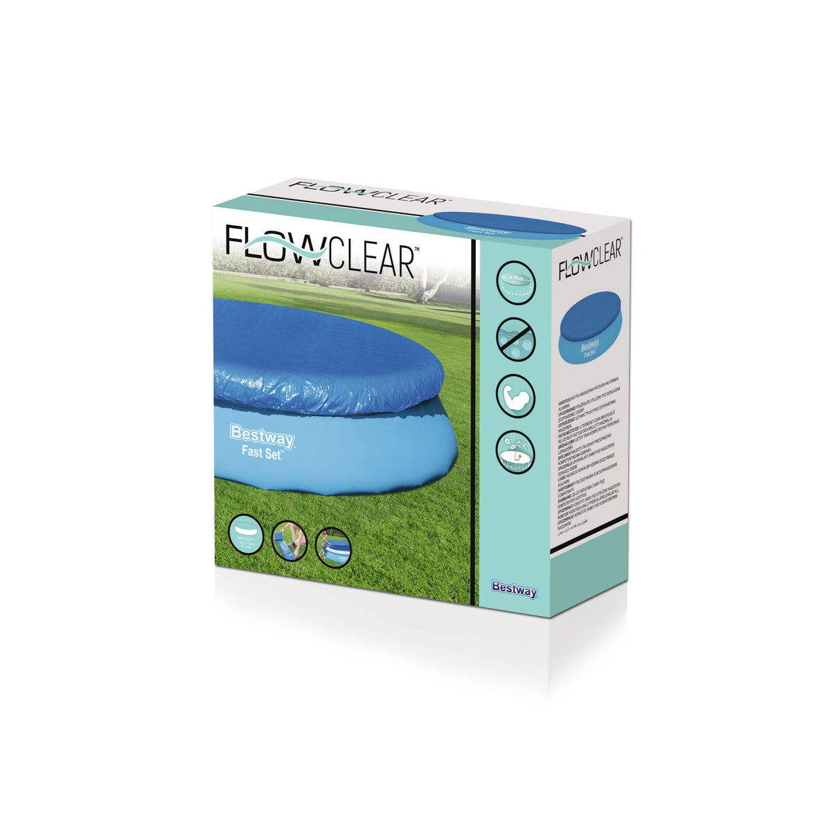 Flowclear™ 12' Fast Set Pool Cover | Bestway Customer Favorite
