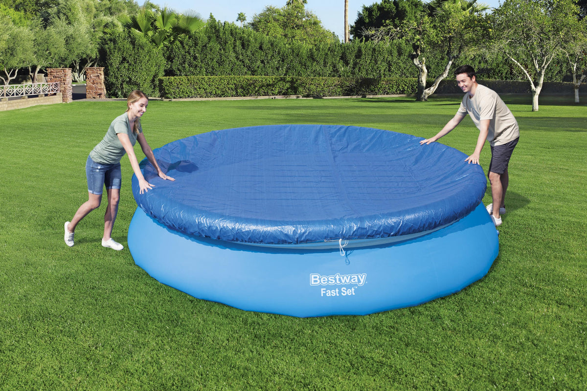 Flowclear™ 12' Fast Set Pool Cover | Bestway Customer Favorite