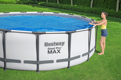 Bestway Round Solar Pool Cover for 18' Above Ground Pools | Bestway Essential