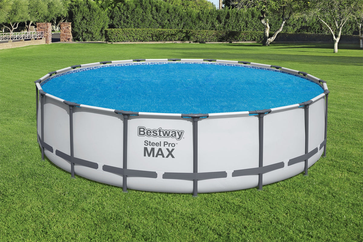 Bestway Round Solar Pool Cover for 18' Above Ground Pools | Bestway Essential
