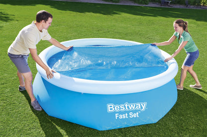 Bestway Round Solar Pool Cover for 10' Above Ground Pools | Bestway Best Seller