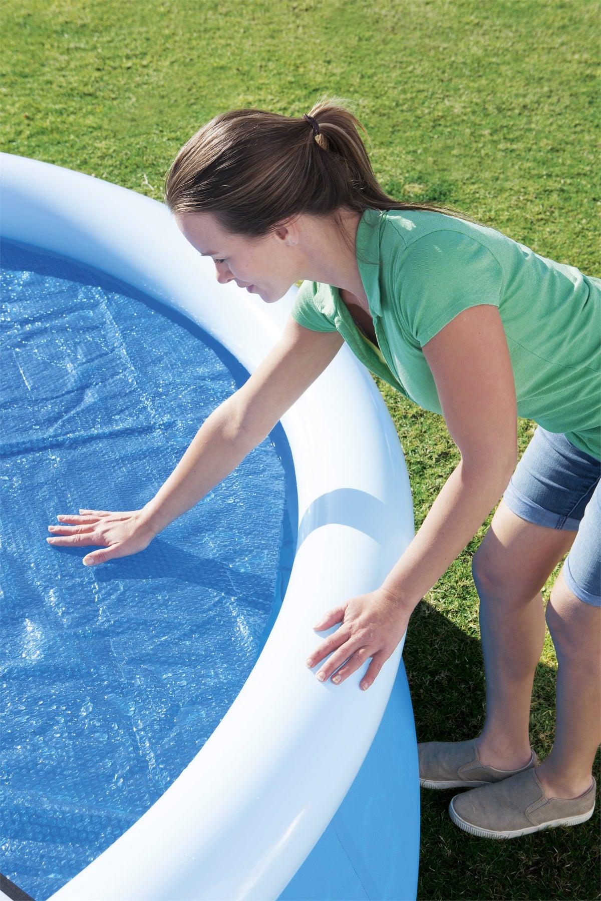 Bestway Round Solar Pool Cover for 10' Above Ground Pools | Bestway Best Seller