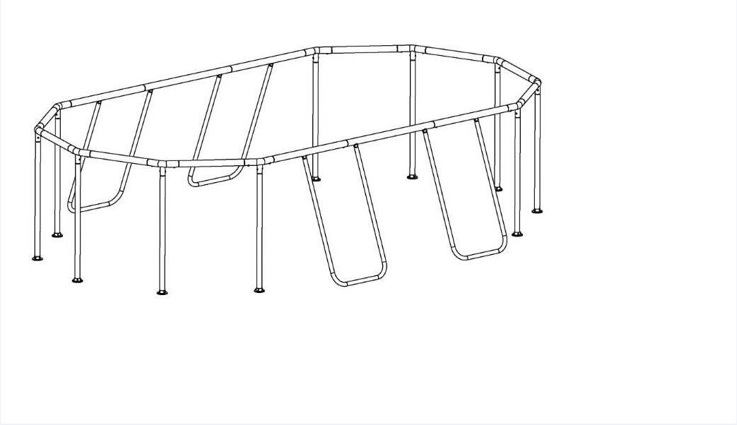 Steel Pro MAX & Power Steel 14' x 8'2" x 39.5" Above Ground Round Oval | Bestway Quality