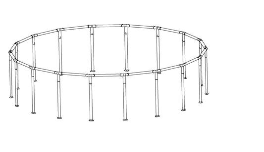 Coleman Power Steel Swim Vista Series 18' x 48" Above Ground Round Poo | Bestway Popular