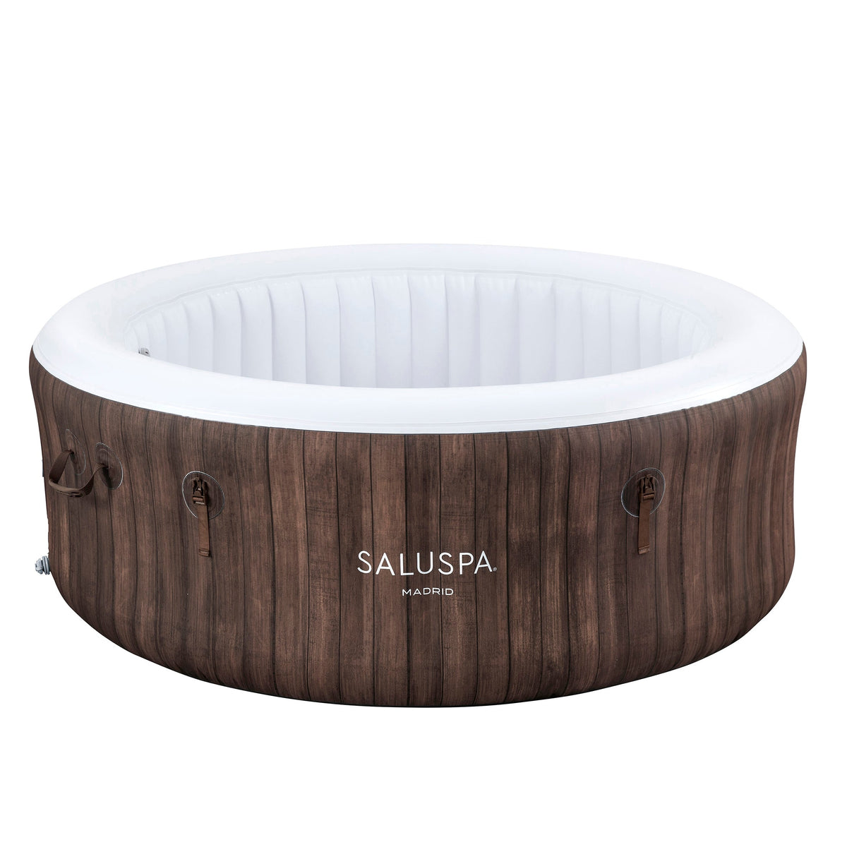 SaluSpa Madrid AirJet Hot Tub Liner Replacement, Brown Wood Grain | Bestway Value
