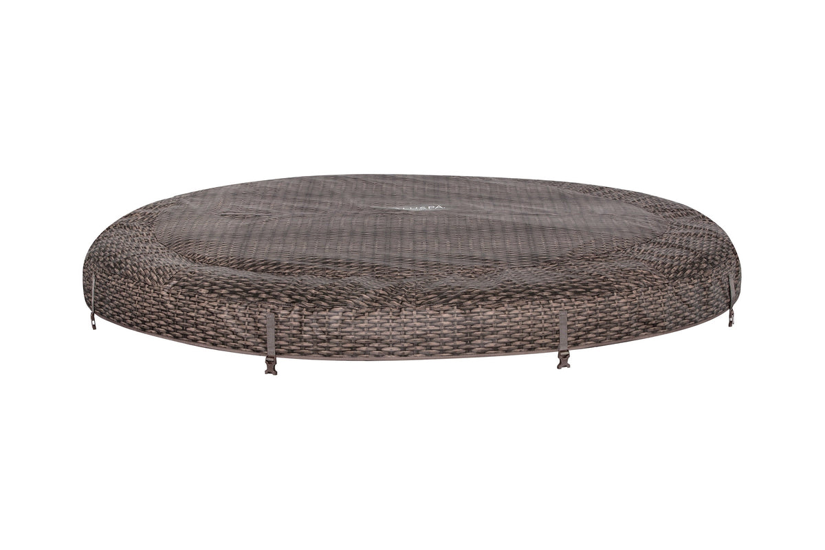 SaluSpa St. Moritz AirJet Hot Tub Top Cover Replacement, Brown Wicker | Bestway Hot Sale