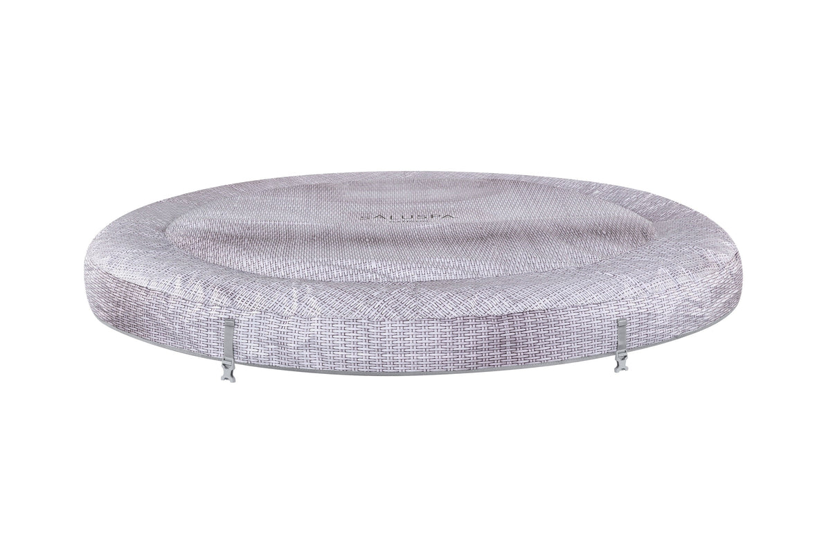 SaluSpa Cancun AirJet Hot Tub Top Cover Replacement, Gray Wicker | Bestway Value